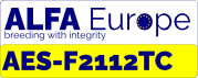 Naklejka rejestracyjna ALFA Europe AES-F2112TC