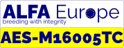 Naklejka rejestracyjna ALFA Europe AES-M16005TC