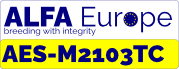 Naklejka rejestracyjna ALFA Europe AES-M2103TC