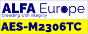 Naklejka rejestracyjna ALFA Europe AES-M2306TC