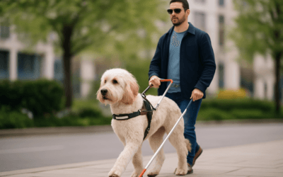 Australian Labradoodle jako pies asystujący
